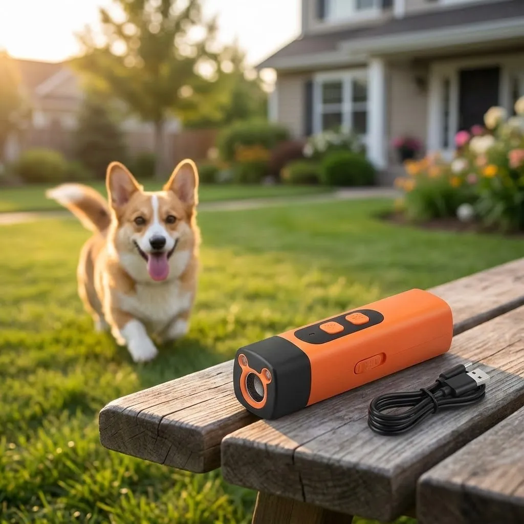 The SilentPaw™ Ultrasonic Dog Trainer — Stop Barking Instantly, No Shock Required