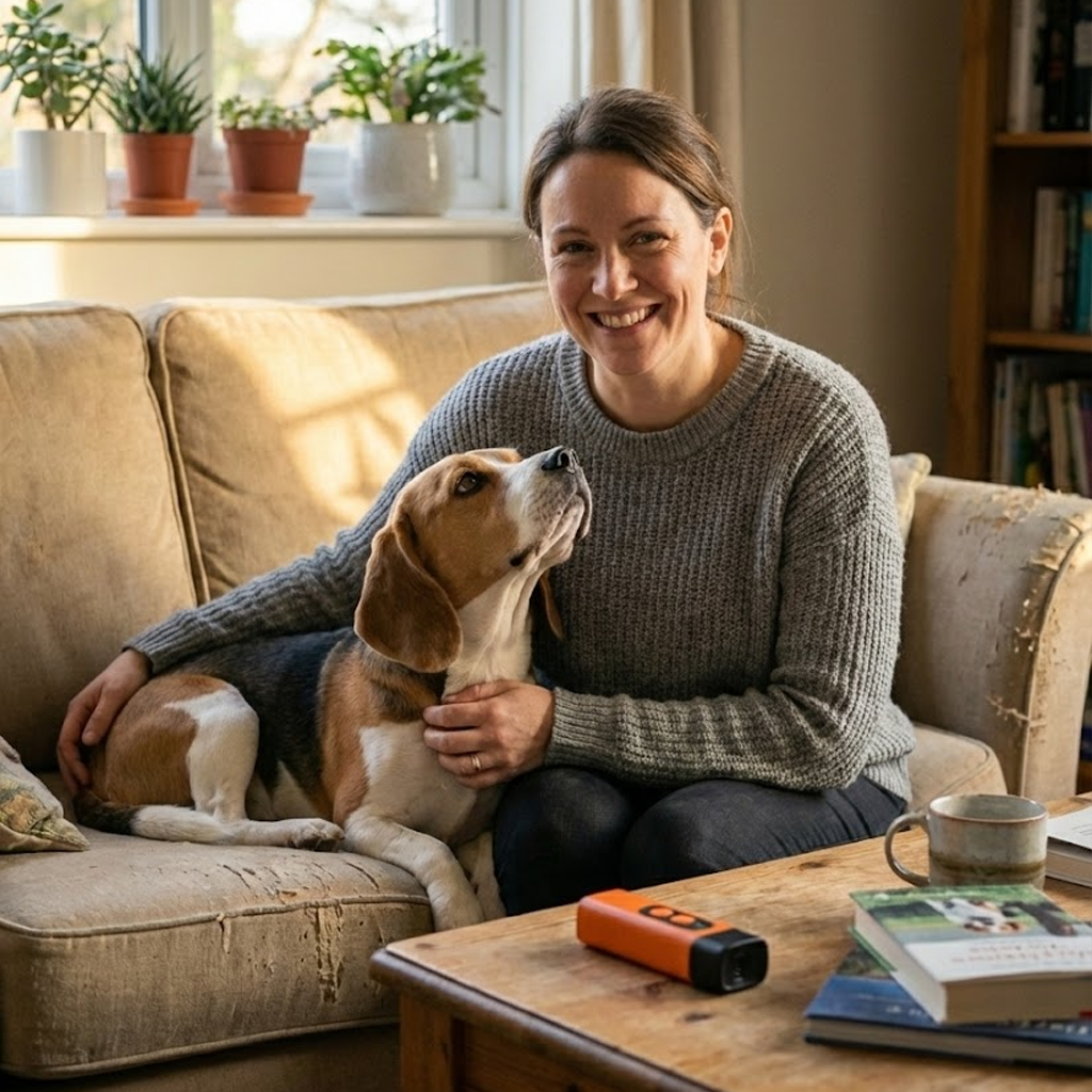 The SilentPaw™ Ultrasonic Dog Trainer — Stop Barking Instantly, No Shock Required